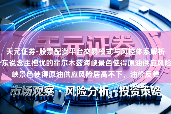 天元证券-股票配资平台交易模式与风控体系解析 脆弱的息兵条约和令东说念主担忧的霍尔木兹海峡景色使得原油供应风险居高不下,油价反弹
